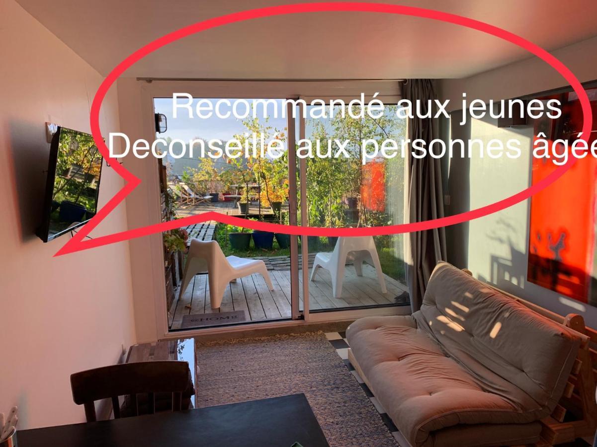 Eco Studios Mezzanine Wifi Piscine Stationnement Gratuit Terrasse Dans Jardin Rouen Exterior photo