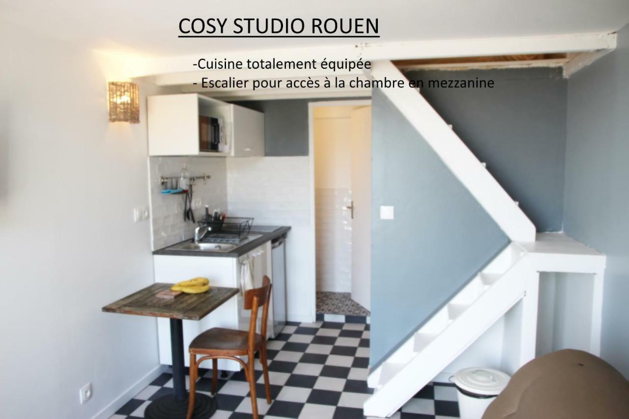 Eco Studios Mezzanine Wifi Piscine Stationnement Gratuit Terrasse Dans Jardin Rouen Exterior photo